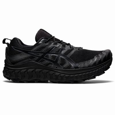 Asics Trabuco Max - Miesten Polkujuoksukengät - Mustat